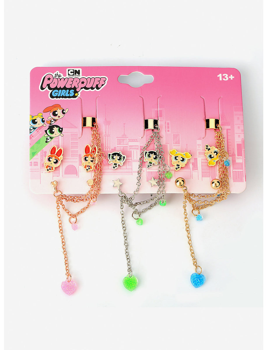 Chicas Superpoderosas Set De Aretes – Accesorios-Mexicali