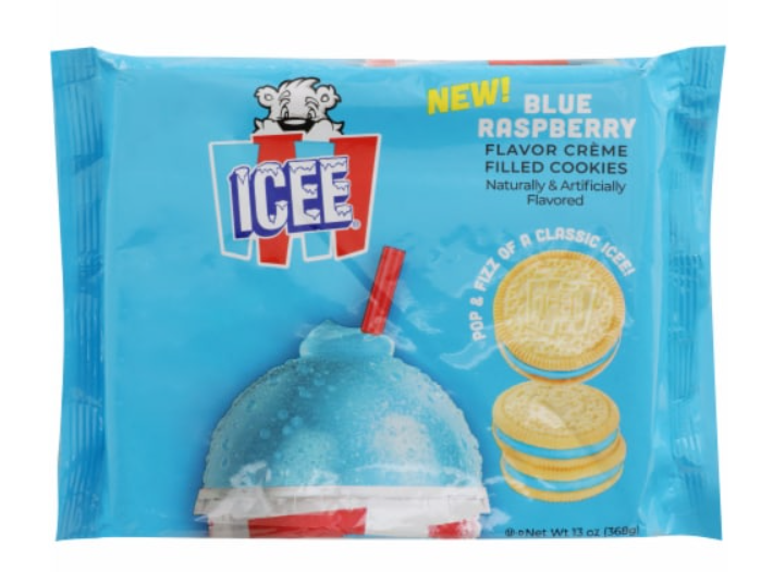 Icee® Blue Raspberry Creme Filled Sandwich Cookies Accesorios Mexicali 0900