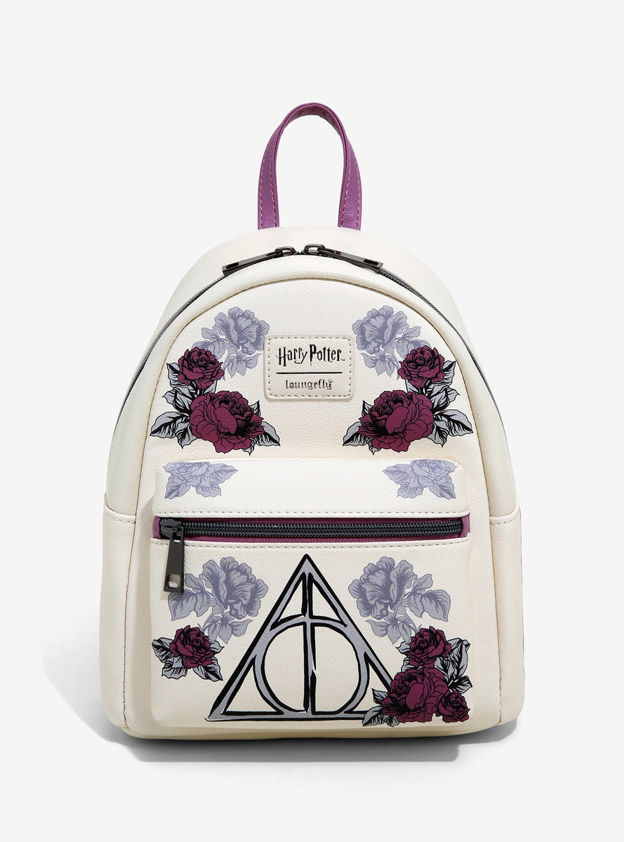 Harry Potter Mochila Hogwarts Flores Azules – Accesorios-Mexicali