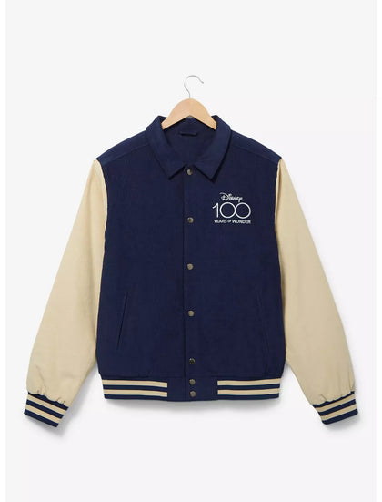 Disney 100 Mickey Mouse Collared Varsity Chamarra