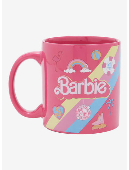 Barbie Taza Iconos Colores