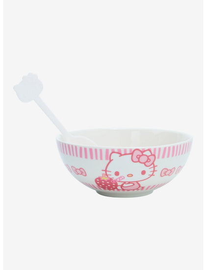 Hello Kitty Bowl Milk Con Cuchara