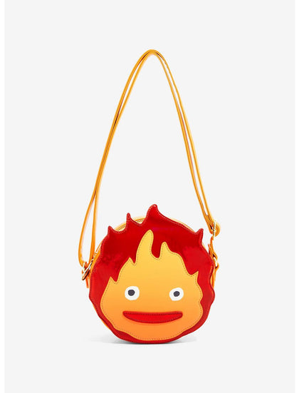 Studio Ghibli Howl's Moving Castle Calcifer Bolsa Crossbody