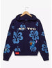 Stitch Sudadera Hoodie Con Zipper