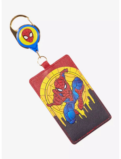 Hombre Araña Portagafete Spider Man Vidrio