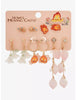 Studio Ghibli Howl's Moving Castle Calcifer Set Aretes Floral