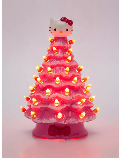 Hello Kitty Arbolito Navidad Rosa Luz