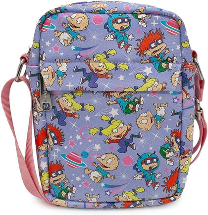 Rugrats Bolsa Crossbody Personajes Morado