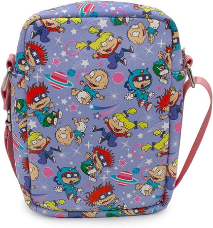 Rugrats Bolsa Crossbody Personajes Morado