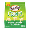 Goldfish Crisps Sour Cream & Onion Baked Chip Crackers, 6.25 oz Bag