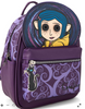 Coraline Mochila Rostro Morada