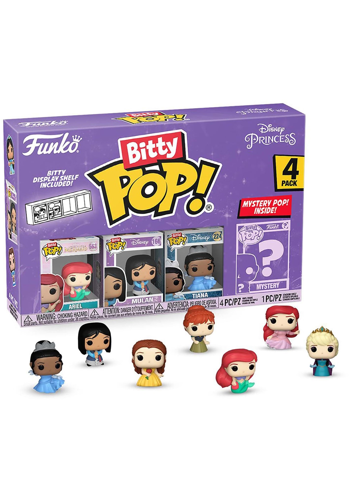 Funko Bitty Set Princesas Disney Accesorios Mexicali