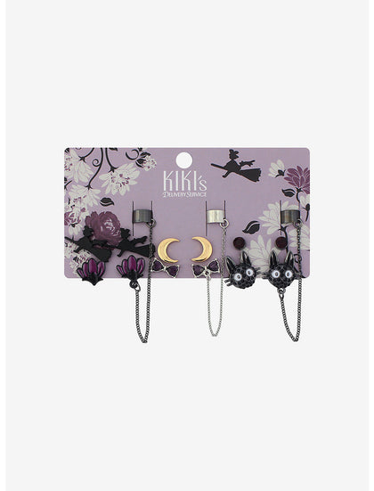 Estudio Ghibli Kikis Delivery Set De Aretes Earcuff