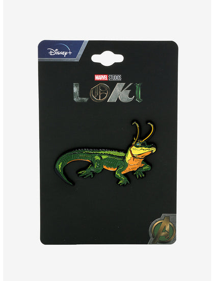 Loki Marvel Cocodrilo Pin