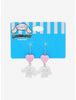 Cinnamoroll Heart Charm Aretes Colgando