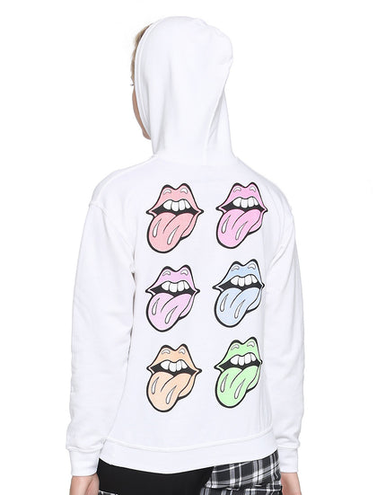 The Rolling Stones Pastel Hoodie Sudadera