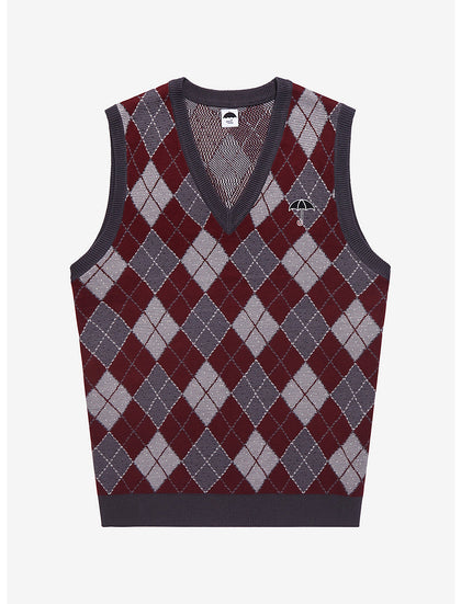 The Umbrella Academy Argyle Sweater Vest