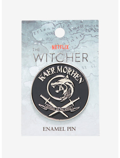 The Witcher Kaer Morhen Logo Pin