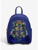 Harry Potter Mochila Hogwarts Flores Azules