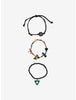 Coraline Set De Pulseras Piedras Colores