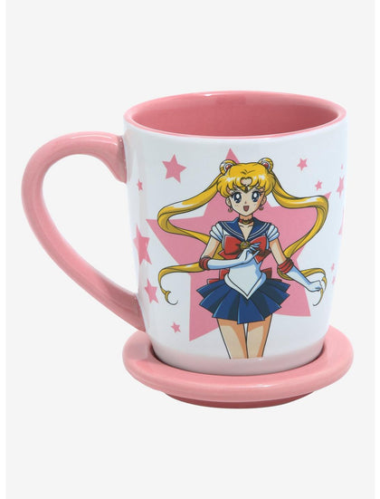 Sailor Moon Taza Con Tapadera