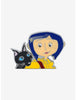 Coraline Con Gatito Pin