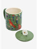 Harry Potter Taza Con Tapadera Flores