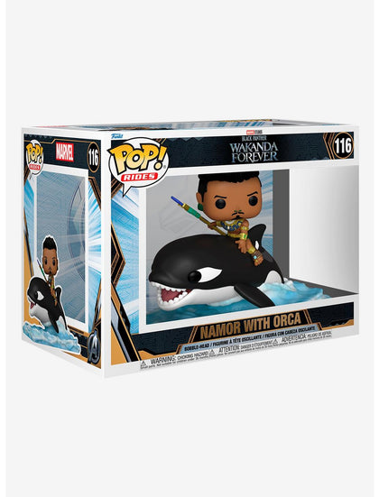 Marvel Black Panther: Wakanda Forever Namor Funko Ballena Orca