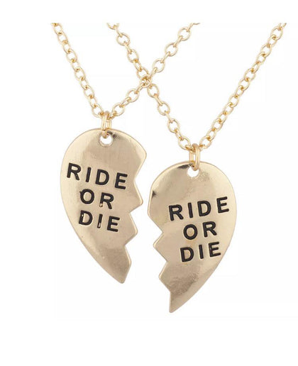 Collar De La Amistad Ride or Die