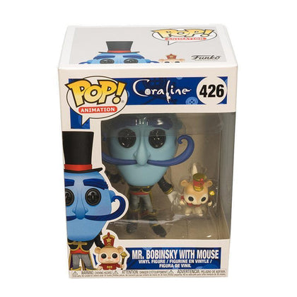 Coraline Funko Mr. Bobinsky Con Ratonsito