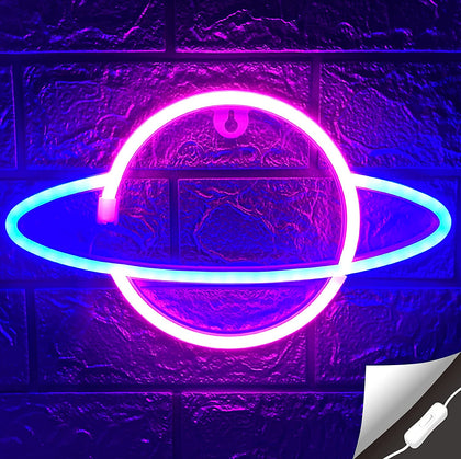 Galaxia Letrero Led Neon Saturno