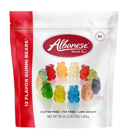 Albanese 12 flv Gummy Bears - 36oz