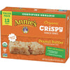 Annie's Organic Crispy Snack Bars, Gluten Free, Peanut Butter, 9.36 oz, Cont. 12