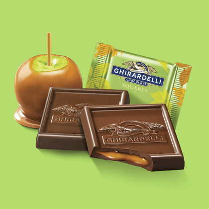 GHIRARDELLI Milk Chocolate Caramel Apple Squares, 9 Oz