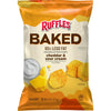 Ruffles Baked Cheddar & Sour Cream Flavored Potato Crisps, Bolsa de 6.25 oz