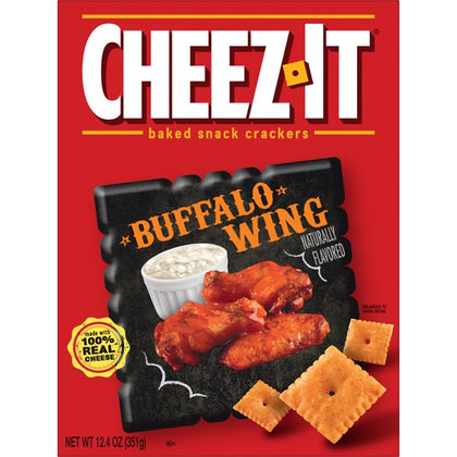 Cheez-It Cheese Crackers, Buffalo Wing, Caja de 12.4 Oz