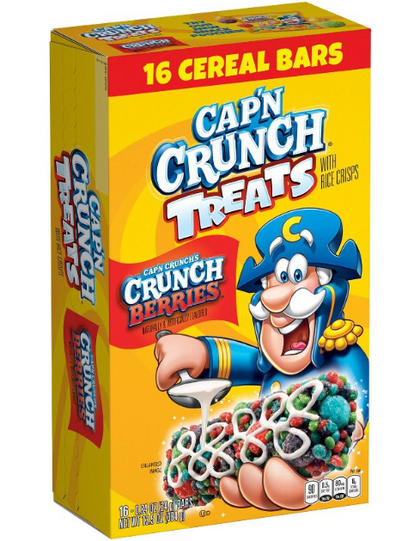 Cap'n Crunch Treat Bar Crunch Berries - Cont.16