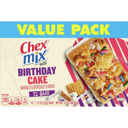 GMI CHEX MIX BAR BIRTHDAY CAKE CONT. 12