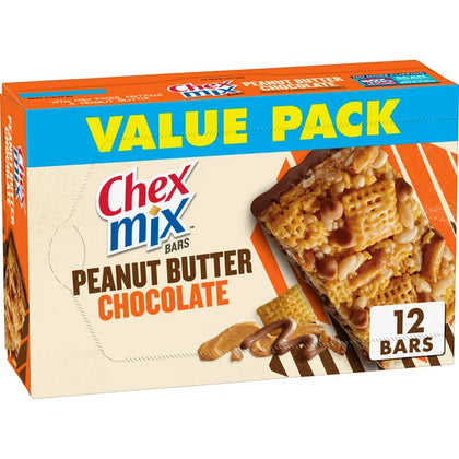 GMI CHEX MIX BAR CHOC PB CONT. 12