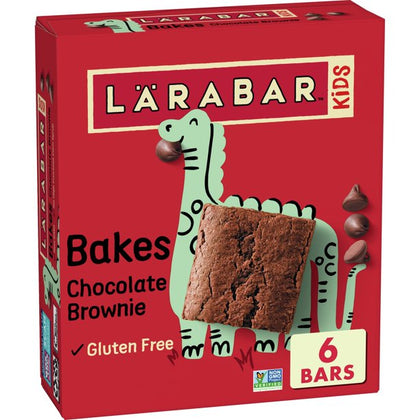 Larabar Kid Gluten Free Bar, Chocolate Brownie, 6 Bars, 5.76 oz