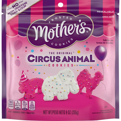 Mother's Circus Animal Cookies 9 Ounce Doy Bag