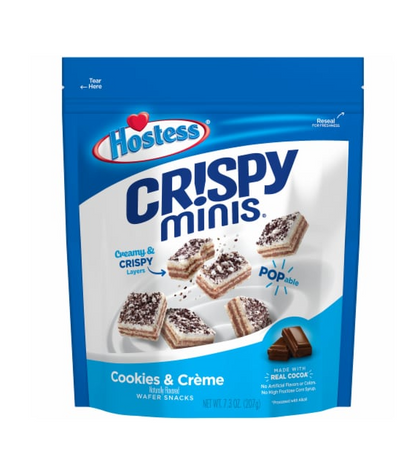 Hostess® Crispy Minis® Cookies & Creme Wafer Snacks