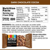 KIND Breakfast Protein Bars, Dark Chocolate Cocoa, Gluten Free, 1.76oz, 4 Protein Bars