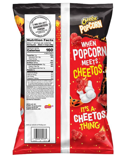 Cheetos Flamin Hot Popcorn - 6.5oz