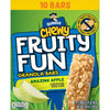 Quaker Chewy Fruit Fun Granola Bars Amazing Apple Flavor 0.84 oz, Cont. 10