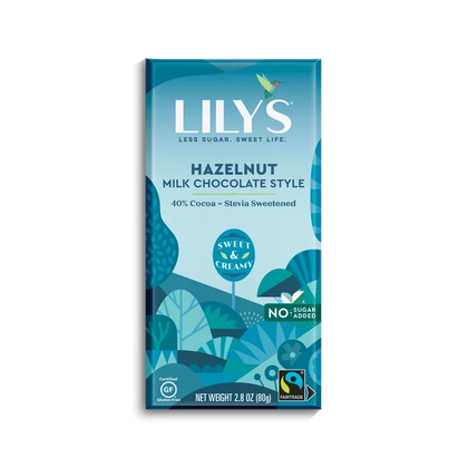 Lily's Hazelnut Milk Chocolate Style Bar, 2.8 oz