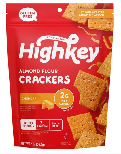 HighKey Cheddar Crackers - 2oz