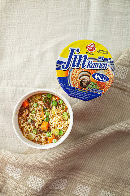 [OTTOGI] Jin Ramen Mild, KOREAN STYLE INSTANT CUP NOODLE (6)