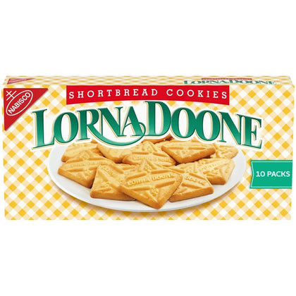 Lorna Doone Shortbread Cookies, 10 Packs (4 Cookies Per Pack)