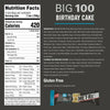 MET-Rx Big 100 Bar, Birthday Cake, Protein Bar Snack, Cont. 4